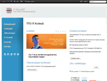 Tablet Screenshot of itcollege.ee